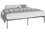 Elegante Struttura Letto In Metallo - Design Moderno - Spazio Di Archiviazione Resistente E Spazioso