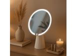 Specchio Per Il Trucco - Specchio Cosmetico - Illuminazione Led Regolabile, Caricatore USB-C