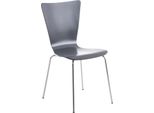 Sedia Per Visitatori Impilabile - Sedia Per Riunioni - Ottimo Comfort Di Seduta E Design Elegante | Colore: Grigio