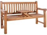 Elegante Panca In Teak Con Tavolo - Panca Da Giardino - Teak Resistente Alle Intemperie