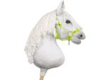 Cavezza Regolabile, Cavallo Da Arena, Vestibilità Perfetta - Verde Neon - Nylon - Taglia A3