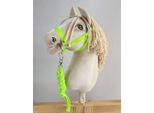 Set Cavezza Hobby Horse - Cavezza Per Cavalli - Cintura Regolabile E Confortevole In Nylon E Cotone