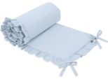 Paracolpi Universale Per Lettino - Paracolpi Per Lettino - Protezione Ottimale E Volant - Blu