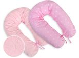 Cuscino Di Maternità - Cuscino Di Gravidanza - Bifacciale, Supporto Ottimale - Rosa Stella