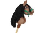 Super Hobbyhorse - Cavallo A Bastone - Fatto A Mano E Resistente - Colori Castagna - Formato A4