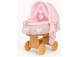 Cestino In Vimini Babywieg Amelie - Cestino Intrecciato A Mano - Comfort Di Riposo Ecologico E Sicuro