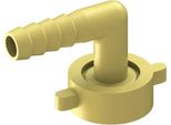 Js Winkelverschraubung Flachdichtend, 3/8"X3/4"", Messing"