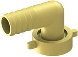 Js Winkelverschraubung Flachdichtend, 3/4"X1"", Messing"
