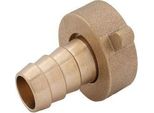 Js Ms-Schlauchverschraubung 2-Teilig,Flachdichtend,1/2"X3/4"""