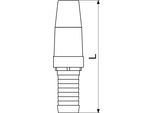 Js Gartenspritze M.Schlauchtuelle Dn25,1",Messing"