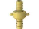 Js Ms-Schlauchverschraubung 3-Teilig,Flachdichtend,1/2"X3/4"""