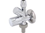 Js Valvola Angolare Combinata, Non Autosigillante Sv, Maniglia Di Design, 3/8", Cromata Pol"