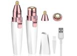 Inf Rasoiio 2-In-1 Per Donna - Bianco - Ricaricabile Usb, Epilatore Elettrico