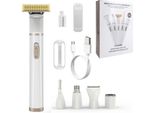 Inf Mini Rasoio Elettrico 5 In 1 - Kit Di Depilazione Ricaricabile Usb