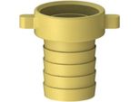 Js Ms-Schlauchverschraubung 2-Teilig,Flachdichtend,1"X1"""
