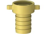 Js Ms-Schlauchverschraubung 2-Teilig,Flachdichtend,3/4"X3/4"""
