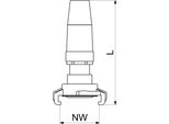 Js Gartenspritze, Schwere Ausf. Mit Schnellkupplung,Dn15,1/2",Ms"
