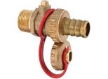 Js Kugel Kfe-Valve, Schlaufe M.Ms Kappe, Sv, Dn15, 1/2", 4-Kt., Ms-Blank"