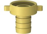 Js Ms-Schlauchverschraubung 2-Teilig,Flachdichtend,3/4"X1"""