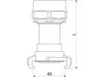 Js Gartenspritze, Form Siro Mit Schnellkupplung,Dn15,1/2",Ms"