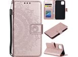 Custodia Per Apple Iphone 11 Pro Max [6,5 Pollici] Custodia Per Cellulare Flip Cover Case Mandala Rosegold