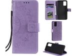 Custodia Per Samsung Galaxy S20 Custodia Per Telefono Cellulare Flip Cover Protettiva Mandala Purple