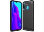Huawei P30 Lite Custodia Del Telefono Cellulare Copertura Protettiva Custodia Cover Colori Carbonio