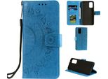 Custodia Per Samsung Galaxy S20 Plus Custodia Del Telefono Cellulare Flip Cover Protettiva Mandala Rosa