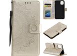 Custodia Per Apple Iphone 11 Pro [5,8 Pollici] Custodia Per Cellulare Custodia Portafoglio Flip Cover Mandala Oro