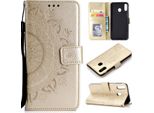 Huawei P40 Lite E Custodia Del Telefono Cellulare Flip Case Cover Custodia Del Telefono Cellulare Mandala Rosa