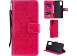Huawei P40 Pro Custodia Del Telefono Cellulare Flip Case Cover Custodia Del Telefono Cellulare Bumper Mandala Rosegold