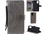 Huawei P40 Custodia Del Telefono Cellulare Custodia Flip Cover Protettiva Mandala Rosegold