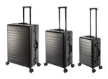 Travelhouse Oslo - Set Di 3 Valigie Da Viaggio Sml - Alluminio Nero
