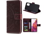 Custodia Per Samsung Galaxy S20 Fe Custodia Per Cellulare Flip Cover Mandala Rosegold