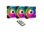 Inter Tech 88885536 Inter-Tech LüFter 140*140*25 Argus RGB-FAN Set RS-14 Retail