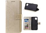 Custodia Per Samsung Galaxy A42 5G Custodia Del Telefono Cellulare Flip Cover Cover Protettiva Mandala Rosegold