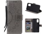 Custodia Per Samsung Galaxy M31S Custodia Del Telefono Cellulare Flip Case Cover Custodia Protettiva Mandala Grey