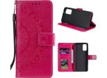 Custodia Per Samsung Galaxy M31S Custodia Del Telefono Cellulare Flip Case Cover Custodia Protettiva Mandala Rosa