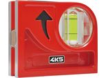 4K5 Strumenti Livella Tascabile Cym (Dimensioni 98X117X23 Mm, 1 Livella Orizzontale)