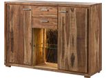 MASSIVMOEBEL24 | Bark #114 Credenza In Legno Di Acacia Laccato / Natur 145X40X101