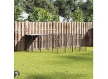 Vidaxl Cuccia Per Cani Nera 6,05 M² Acciaio