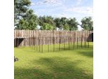 Vidaxl Cuccia Per Cani Nera 25,41 M² Acciaio