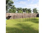 Vidaxl Cuccia Per Cani Nera 25,41 M² Acciaio