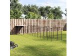 Vidaxl Cuccia Per Cani Nera 7,26 M² Acciaio