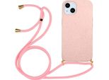 Custodia Per Apple Iphone 14 Plus Custodia Del Telefono Cellulare Custodia In Silicone Copertura A Catena Del Telefono Cellulare Rosa