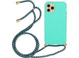 Custodia Per Apple Iphone 14 Pro Custodia Del Telefono Cellulare Custodia In Silicone Custodia Del Telefono Cellulare A Catena Cover Band Verde
