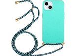 Custodia Per Apple Iphone 14 Custodia Per Telefono Cellulare Custodia In Silicone Custodia Per Telefono Cellulare A Catena Cover Band Verde