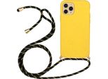 Custodia Per Apple Iphone 14 Pro Custodia Del Telefono Cellulare Custodia In Silicone Custodia Del Telefono Cellulare A Catena Cover Band Giallo