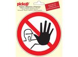 Pittogramma Del Pick-Up Rotondo 15 Cm Vietato Alle Persone Non Autorizzate