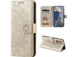 Custodia Per Samsung Galaxy A54 5G Custodia Del Telefono Cellulare Flip Case Cover Borsa Caso Mandala